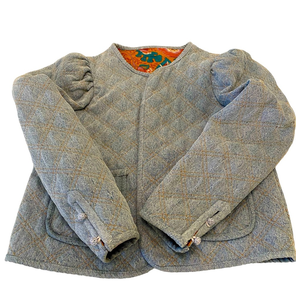 Denim jean jacket size small (6-8)